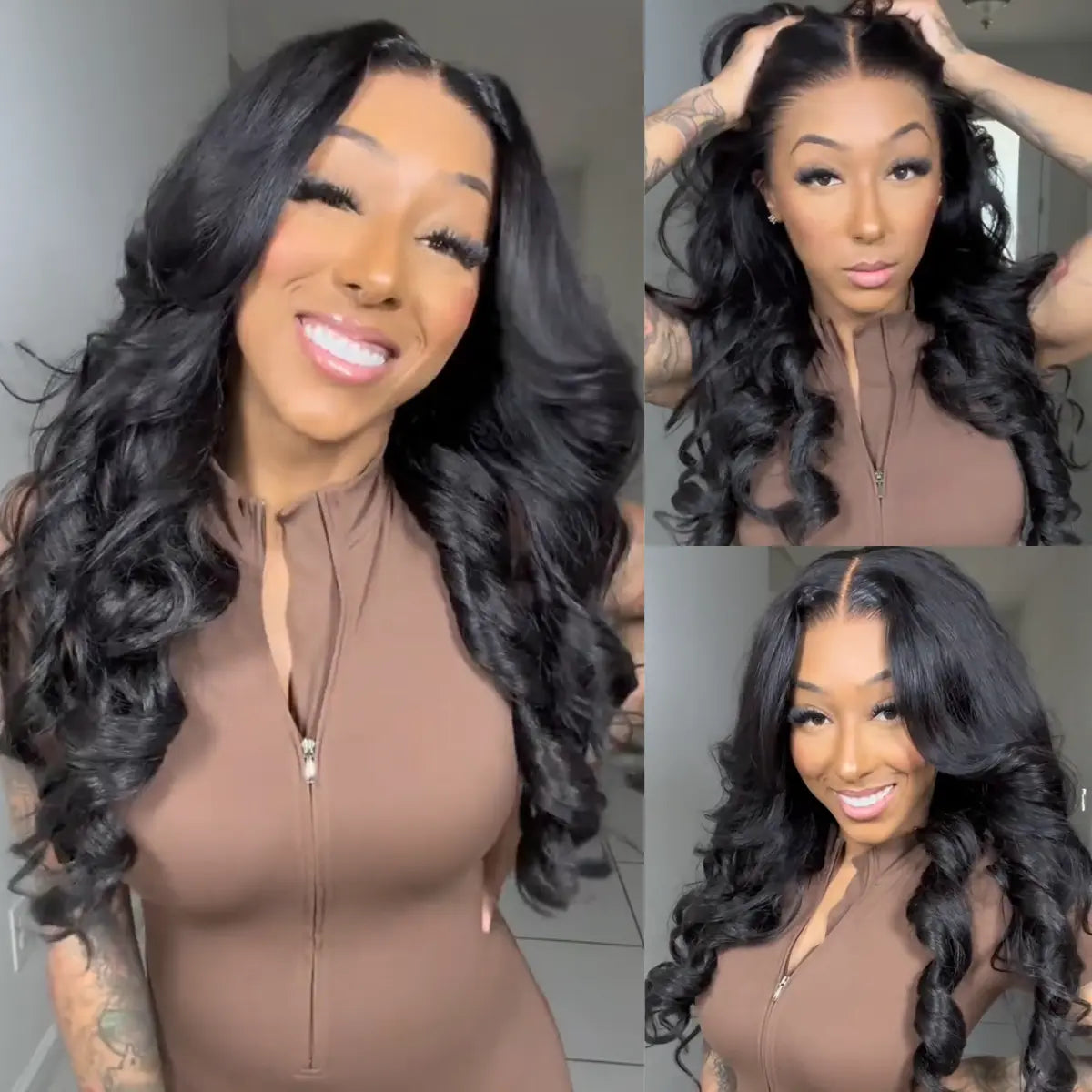 🔥Final 4 Hours: 50%OFF🔥Body Wave 13x6 Lace Frontal Wig Human Hair Pre Plucked Pre Bleached 180% Density Beginner Friendly
