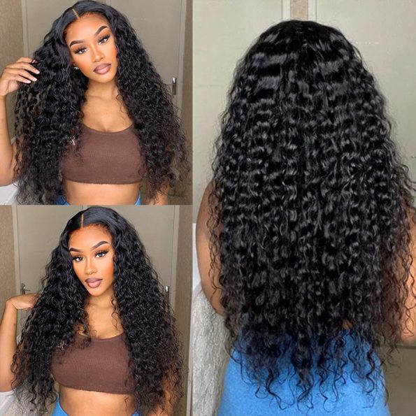 Glueless Lace Wig – Natural V-Shaped Hairline, Silky Human Hair, Instant Glam!100% Natural Hairline 250% Density